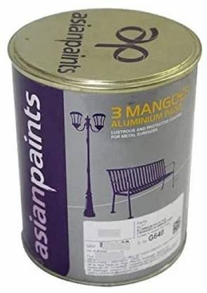 Asian Paints Aluminium paint for Metal surfaces Aluminium Enamel Wall Paint
