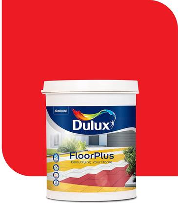 Dulux FloorPlus for Floor Coat Quick Drying with High Adhesion Water Based Emulsion Signal Red Emulsion Wall Paint