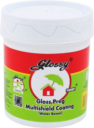 Glossy Gloss Preg Multishield Coating | Water Based | Protection From Fungus and Algae Clear Functional Wall Paint