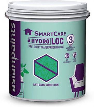 Asian Paints INTERIOR WATERPROOFING MADE EASY SmartCare Hydroloc white Emulsion Wall Paint