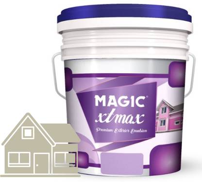 Magic Paints XT-Max Premium Exterior Emulsion | Long-Lasting Protection & Superior Finish | Excellent Protection Against UV Rays|Colour Retention|Good Coverage INTERMITTENT Emulsion Wall Paint