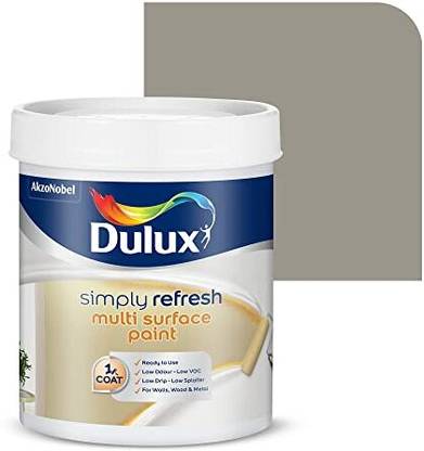 Dulux Simply Refresh DIY Multi Surface Paint Washable Coat, Low Drip Splatter Elephant Tail Emulsion Wall Paint