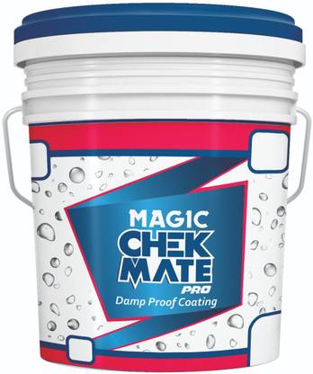 Magic Paints Magic CHEKMATE PRO Damp Proof Coating Waterproofing Solution for Homes, Terraces Blue Solvent Wall Paint