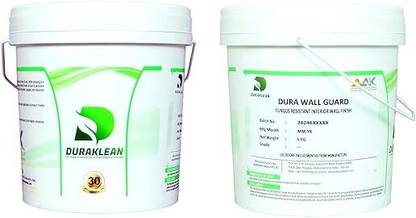 DURAKLEAN Wall Guard Single Component Waterborne Acrylic Interior Wall Finish White Distemper Wall Paint