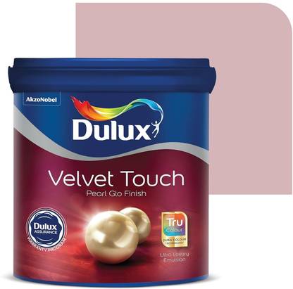 Dulux Velvet Touch Pearl Glow Interior Emulsion Paint | Luxurious Soft-Sheen Finish Restoration Rose Emulsion Wall Paint