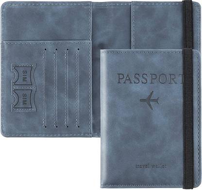 kroywen Passport Holder Cover Travel Wallet Organiser, Passport Case