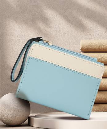 Fastrack Women Casual Blue Artificial Leather Wrist Wallet