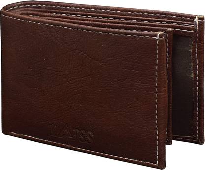 MATSS Genuine Leather Brown Card Holder