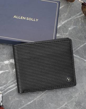 Allen Solly Men Black Genuine Leather Wallet