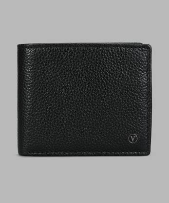 VAN HEUSEN Men Black Genuine Leather Wallet