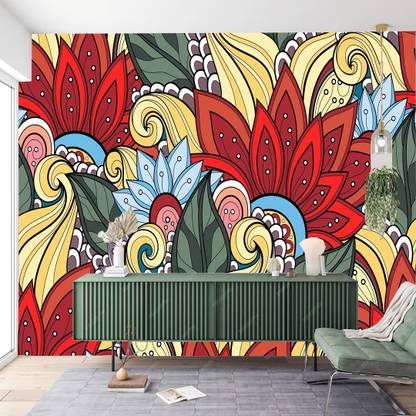 Crative Design Abstract Multicolor Wallpaper