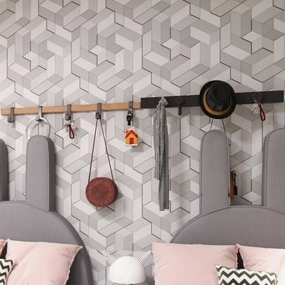 SV collections Decorative White Wallpaper