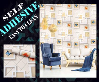 PRATHAM ENTERPRISE 500 cm x 45 cm Waterproof Nature Vinyl Wallpaper