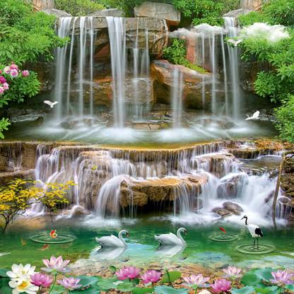 Guru Production Decorative Multicolor Wallpaper