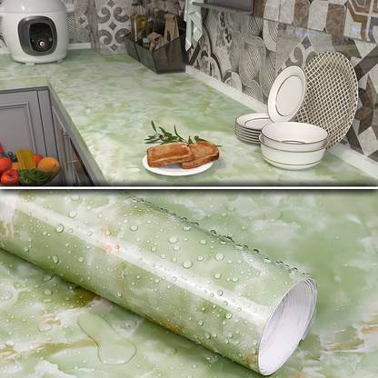 Walper Foils, Paper Abstract Green Wallpaper