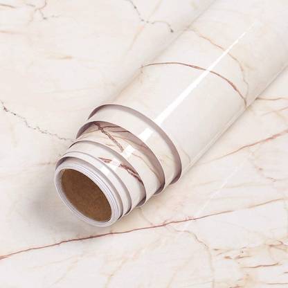 ZOVISU Decorative Beige, White Wallpaper