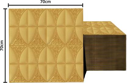 Yugam Decorative Gold Wallpaper