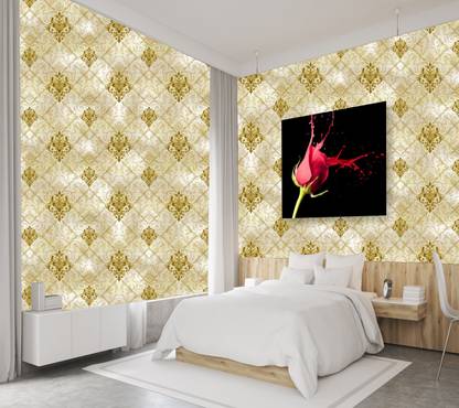 We Kreate Decorative Gold Wallpaper