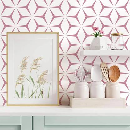 FOKRIM Vinyl Decorative Multicolor Wallpaper