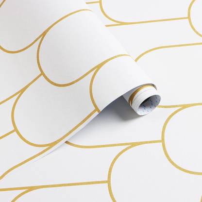 NOOREV ART Abstract White Wallpaper