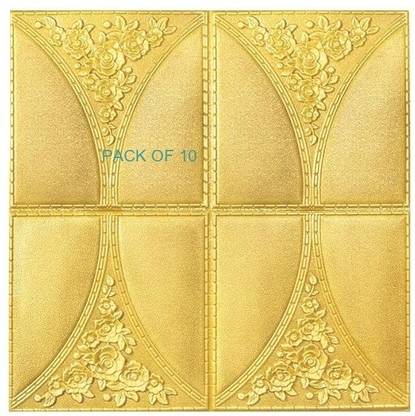 b7 Creations Paper, Fabric Decorative Gold Wallpaper