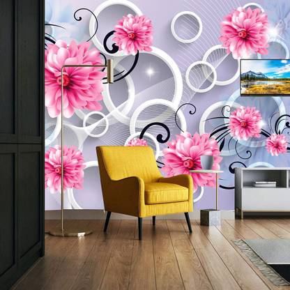 ALL DECORATIVE DESIGN Decorative Multicolor Wallpaper