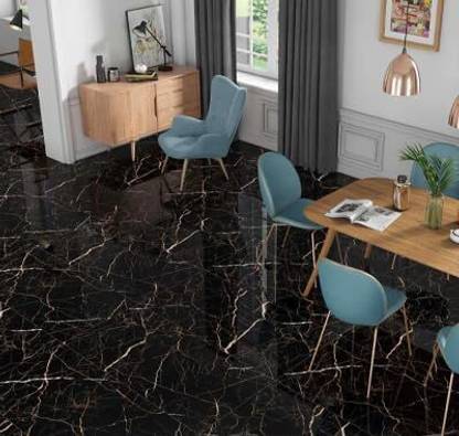 kinjas Black Marble Tiles Glossy Marble