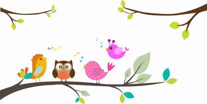 WeBee Infinite Vinyl Art & Paintings Multicolor Wallpaper