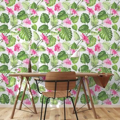 doodad Floral & Botanical Green Wallpaper