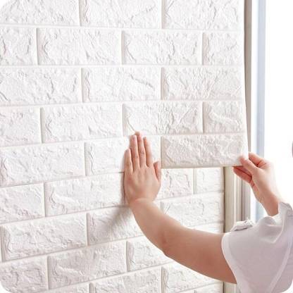 Onbet Embossed Abstract White Wallpaper