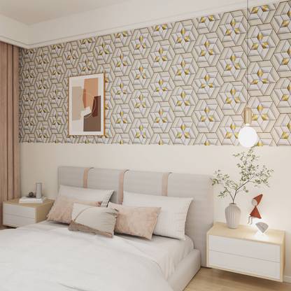 SV collections Decorative Beige Wallpaper