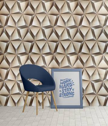 Uratech Vinyl Decorative Gold Wallpaper
