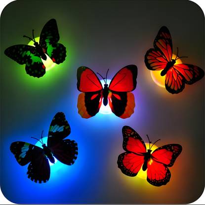 jivak butterfly wall led Pack of 10