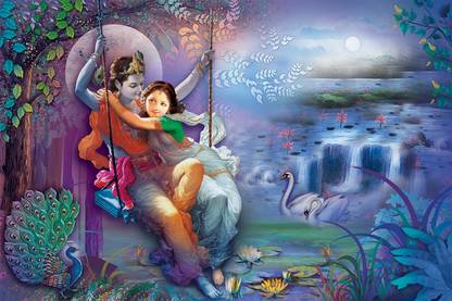 DESIGN GRAFIX Religious Multicolor Wallpaper