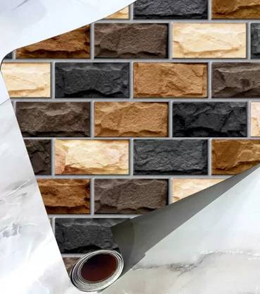 NEXA Vinyl Architecture Multicolor Wallpaper