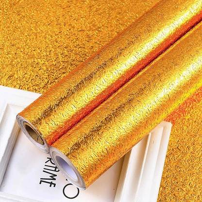 ambdded Vinyl Decorative Gold Wallpaper