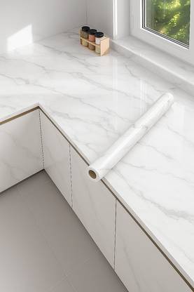 Floppy Vinyl Decorative White Wallpaper