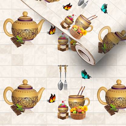 ADM DECOR Cuisine Multicolor Wallpaper
