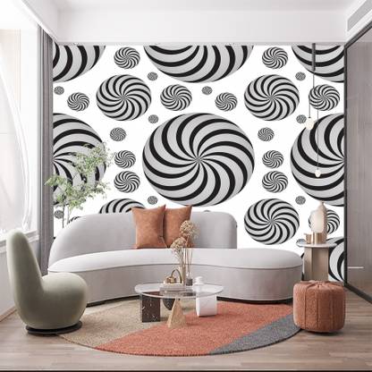 ROYAL Vinyl Decorative Black, White Wallpaper