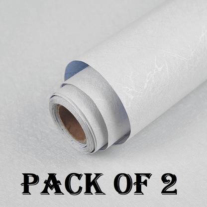 Veki Decorative White Wallpaper