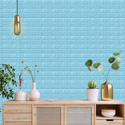 creativeprint Floral & Botanical Blue Wallpaper