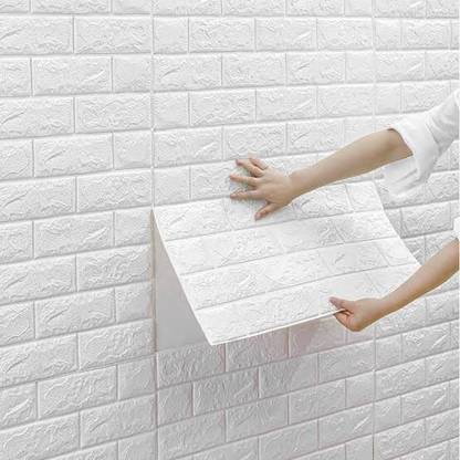 Peijinsart Vinyl Decorative White Wallpaper