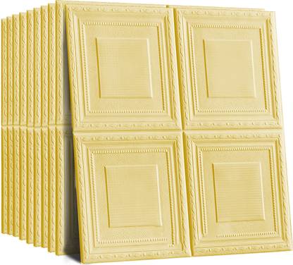 metreno Decorative Yellow Wallpaper