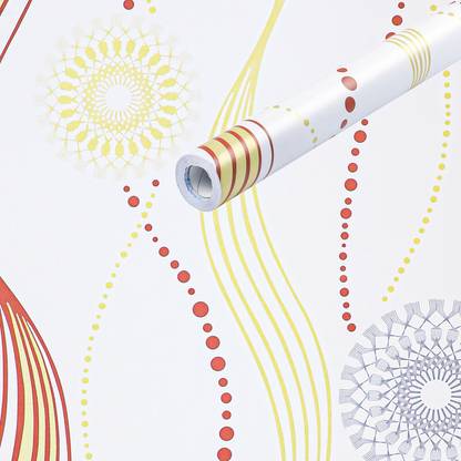Flipkart SmartBuy 500 cm 3D Wallpapers for Bedroom, Home & Kitchen, living Room, Self Adhesive Wallpaper Self Adhesive Sticker