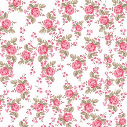 SVM CREATIVE Floral & Botanical Red Wallpaper