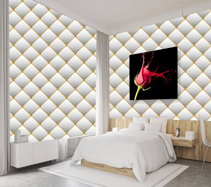 We Kreate Vinyl Decorative Gold Wallpaper