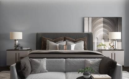 GRAPHIX DESIGN Decorative Grey Wallpaper
