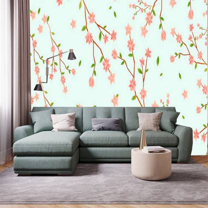 Crative Design Vinyl Abstract Multicolor Wallpaper