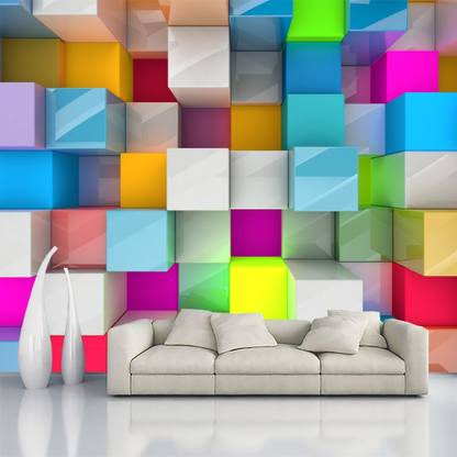 Guru Production Floral & Botanical Multicolor Wallpaper