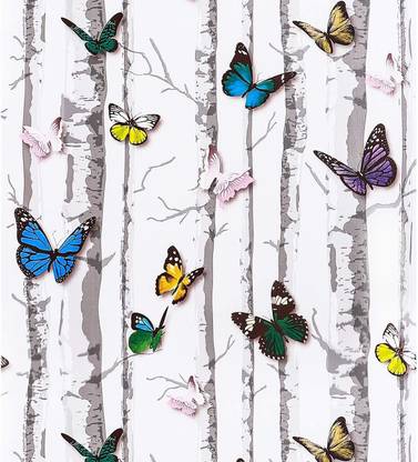 S.R.COLLECTION Decorative Multicolor Wallpaper